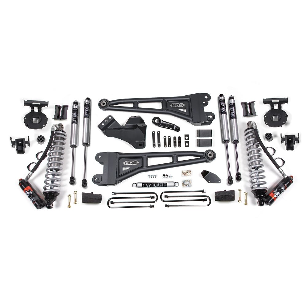 BDS Suspension 4" Radius Arm Coilover Lift Kit for 05-07 Ford 6.0L Powerstroke F250 and F350