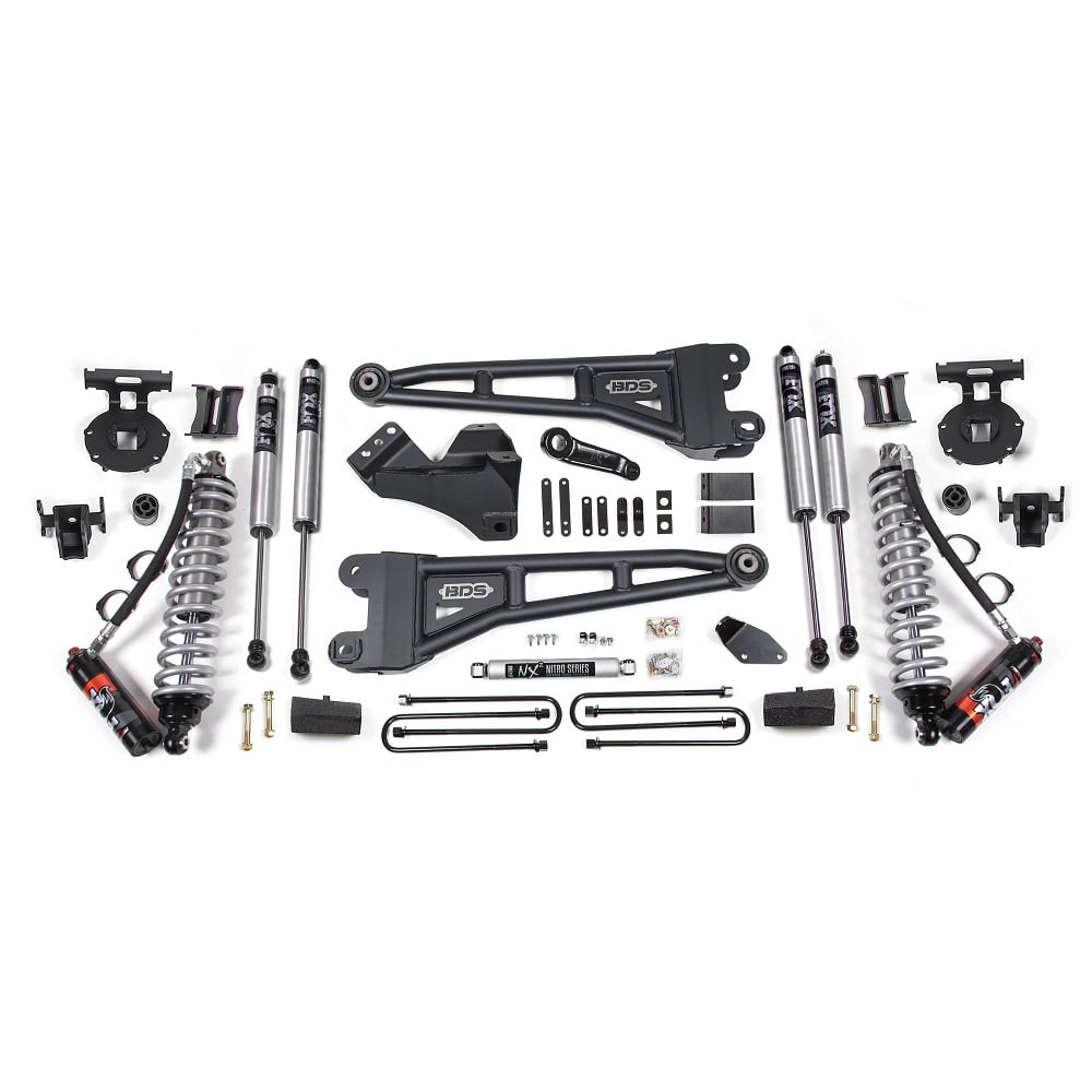 BDS Suspension 4" Radius Arm Coilover Lift Kit for 08-10 Ford 6.4L Powerstroke F250 and F350