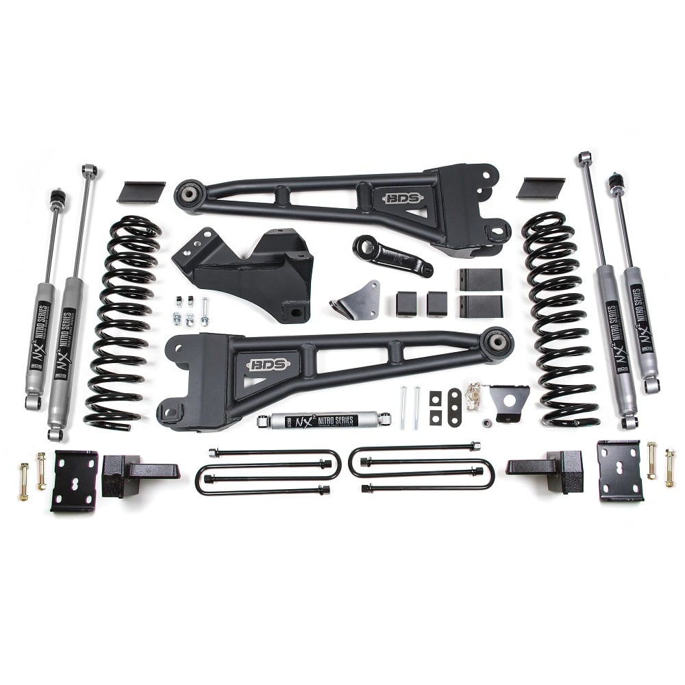 BDS Suspension 6" Radius Arm Lift Kit 05 07 Ford 6.0L Powerstroke F250 / F350
