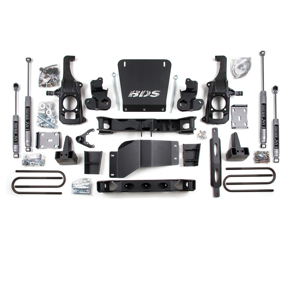 BDS Suspension 6.5" Lift Kit for 11-19 GM 2500HD and 3500