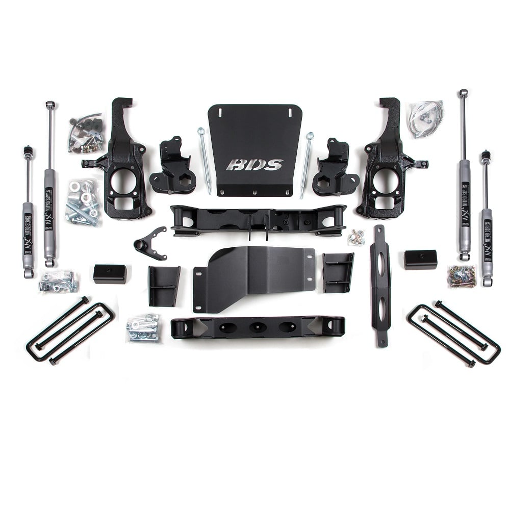 BDS Suspension 6.5" Lift Kit for 11-19 GM 2500HD and 3500