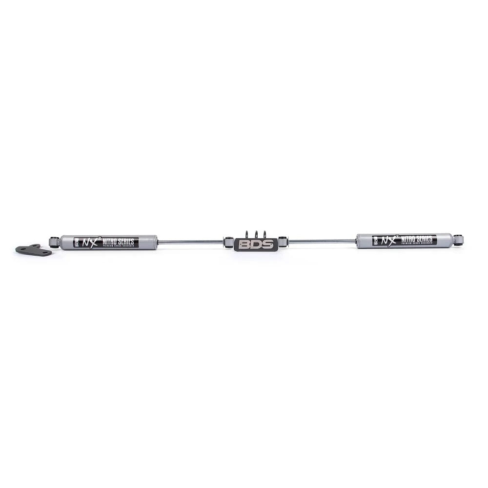 BDS Suspension Dual Steering Stabilizer Kit with NX2 and FOX 2.0 Shocks for 99-04 Ford SuperDuty