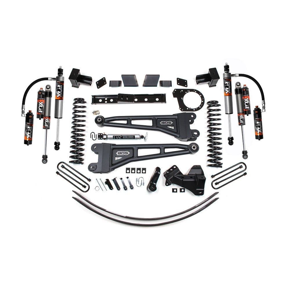BDS Suspension 6" Radius Arm Lift Kit for 17-19 Ford 6.7L Powerstroke F250 and F350