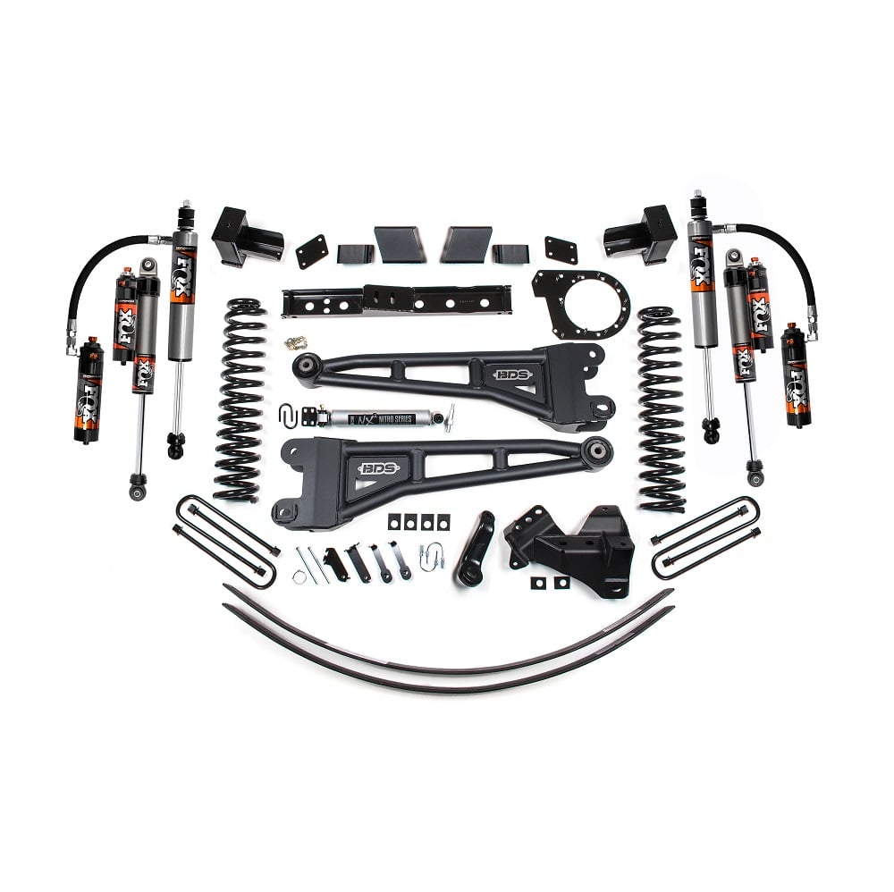 BDS Suspension 6" Radius Arm Lift Kit for 17-19 Ford 6.7L Powerstroke F250 and F350