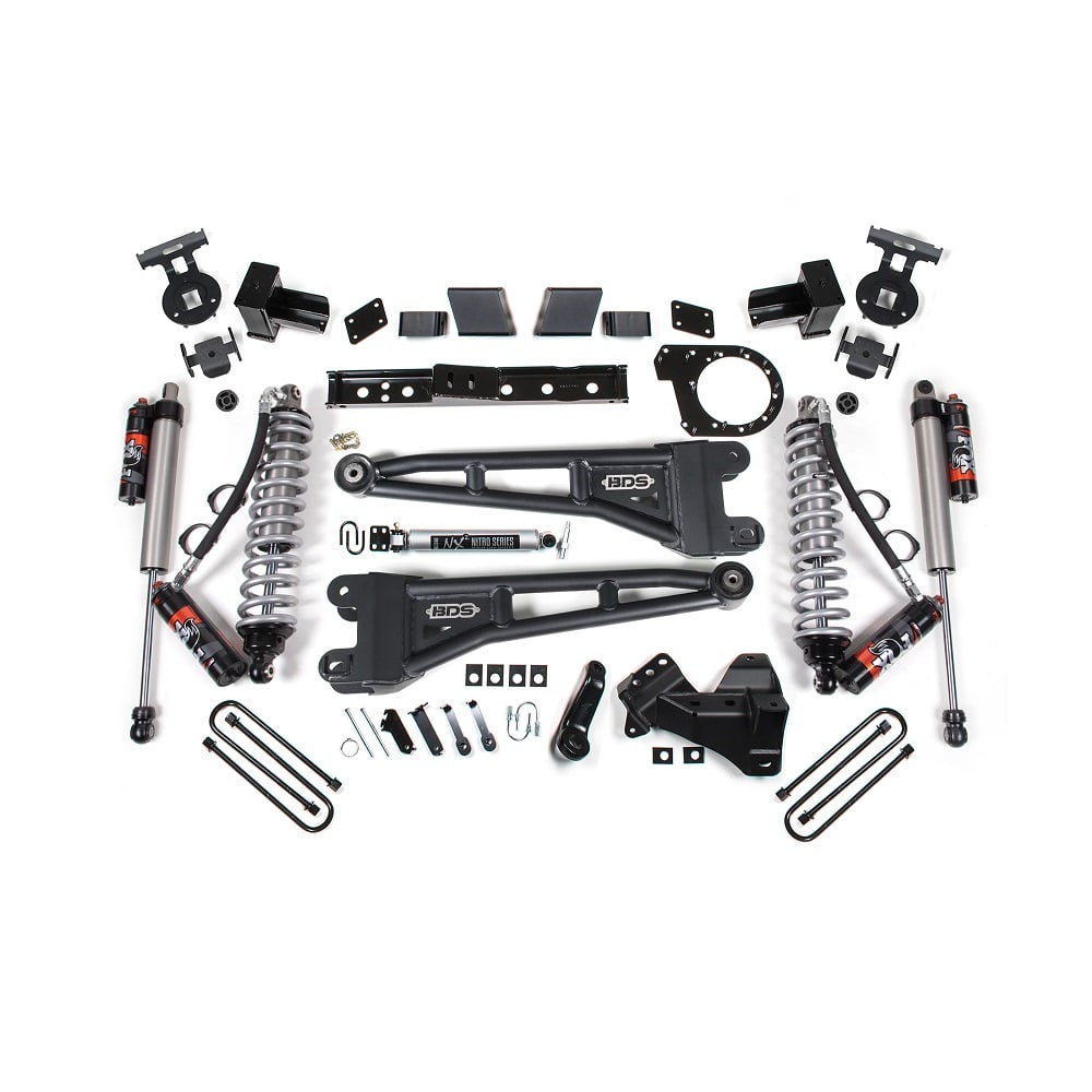 BDS Suspension 7" Radius Arm Lift Kit for 23-26 Ford F-350 Dually