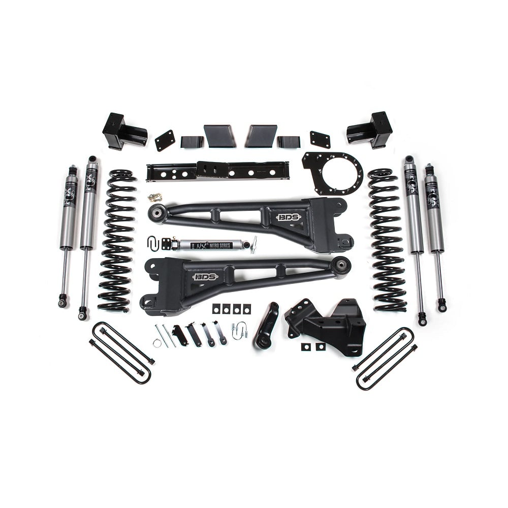 BDS Suspension 7" Radius Arm Lift Kit for 23-26 Ford F-350 Dually