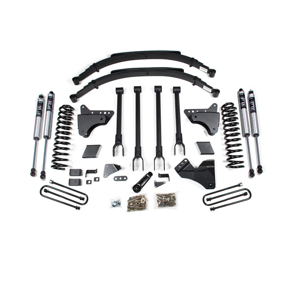 BDS Suspension 6" 4 Link Suspension Lift Kit 11 16 Ford SuperDuty F 250/F 350 4WD
