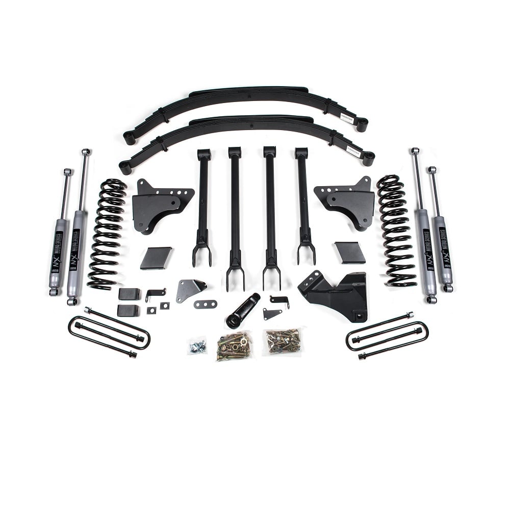 BDS Suspension 6" 4 Link Suspension Lift Kit 11 16 Ford SuperDuty F 250/F 350 4WD