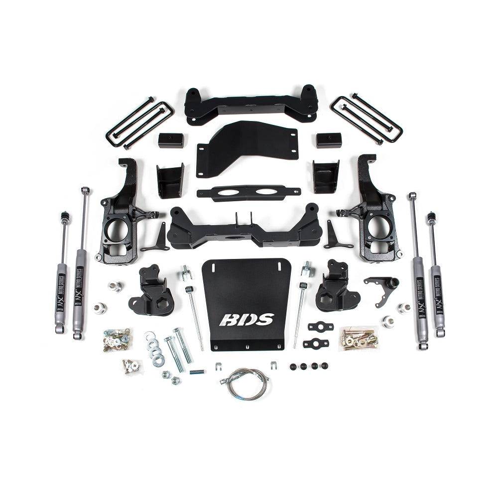 BDS Suspension 4.5" Lift Kit for 11-19 GM 6.6L Duramax