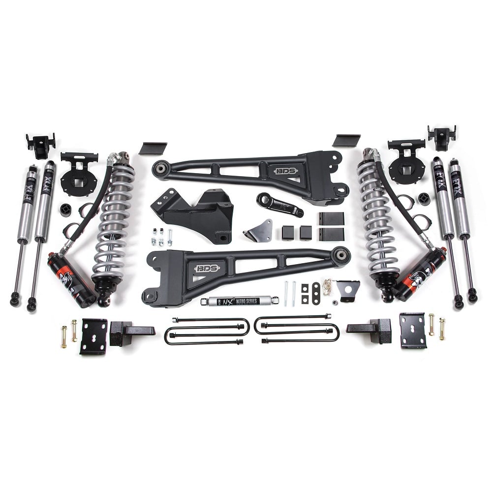 BDS Suspension 6" Radius Arm Coilover Suspension System for 08-10 Ford 6.4L Powerstroke F250 and F350