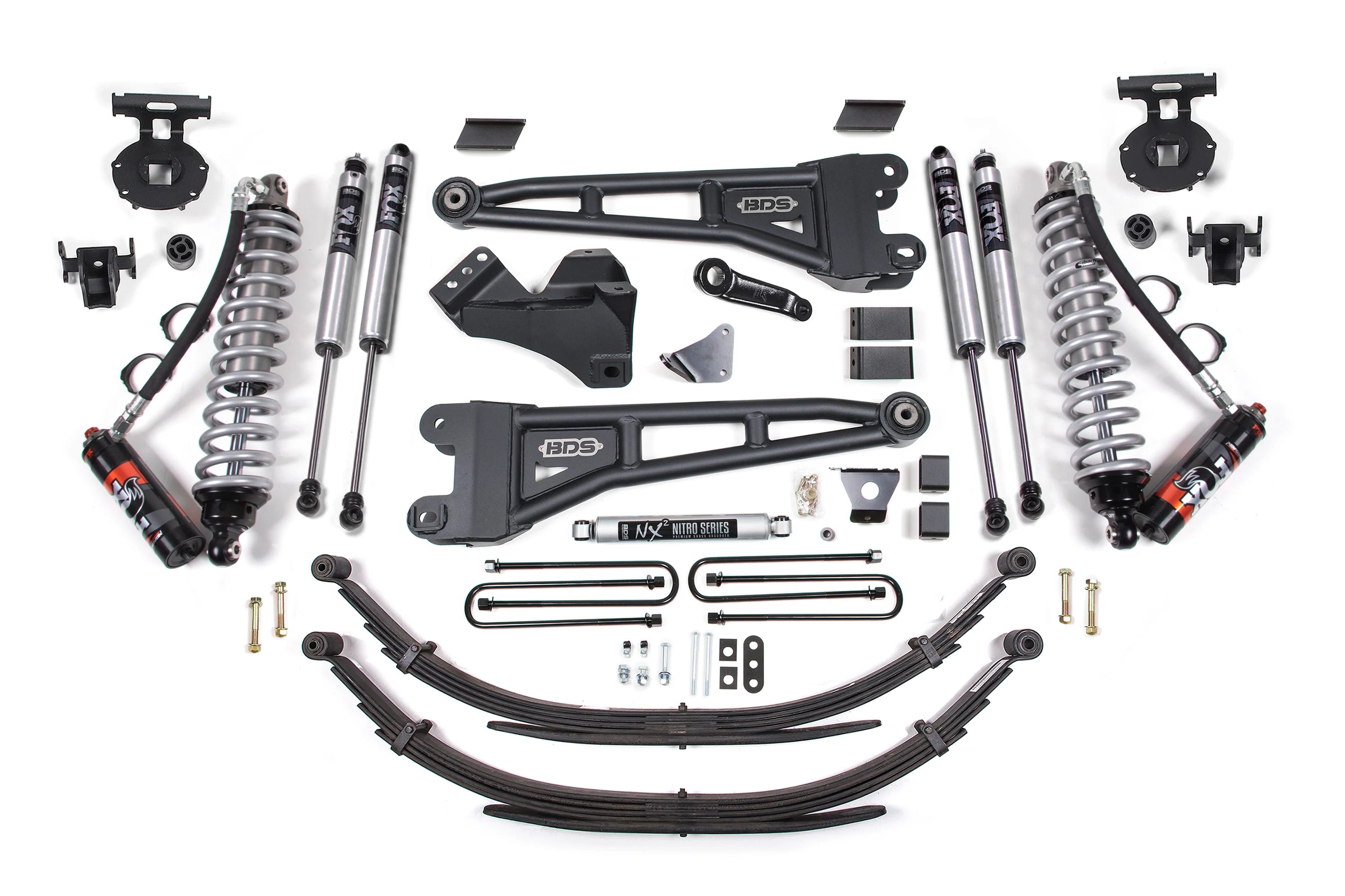 BDS Suspension 6" Radius Arm Coilover Suspension System for 08-10 Ford 6.4L Powerstroke F250 and F350