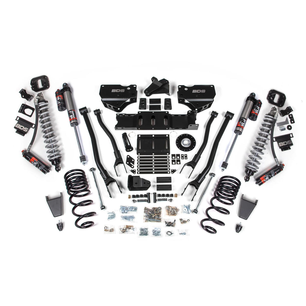 Ram 2500 6 inch BDS lift kit FOX 2.5 Performance Elite DSC shocks coil spring bump stop spacer