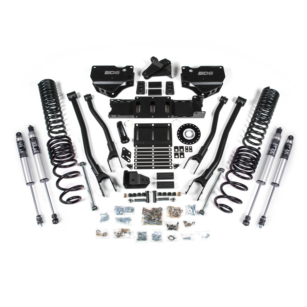 Ram 2500 6 inch BDS lift kit FOX 2.5 Performance Series HTO shocks coil spring bump stop spacer