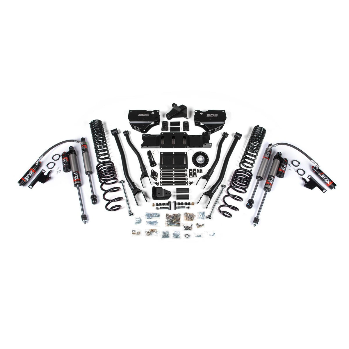 BDS 6-inch 4-link extended travel lift kit for 2025–2026 Ram 2500 4WD diesel