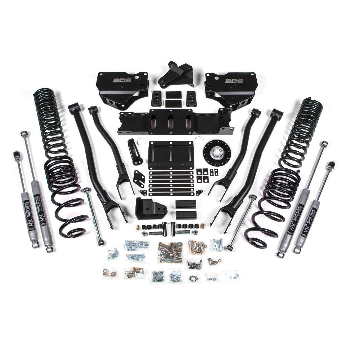 6-inch BDS 4-link lift kit with FOX 2.5 shocks for 2025–2026 Ram 2500 diesel