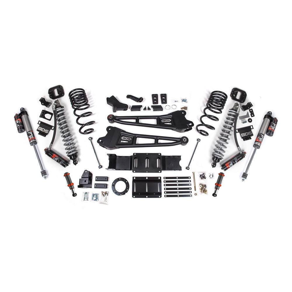 BDS Suspension 4" Radius Arm Lift Kit FOX 2.5 Coil-Over Conversion Performance Elite for 19-24 Ram 2500