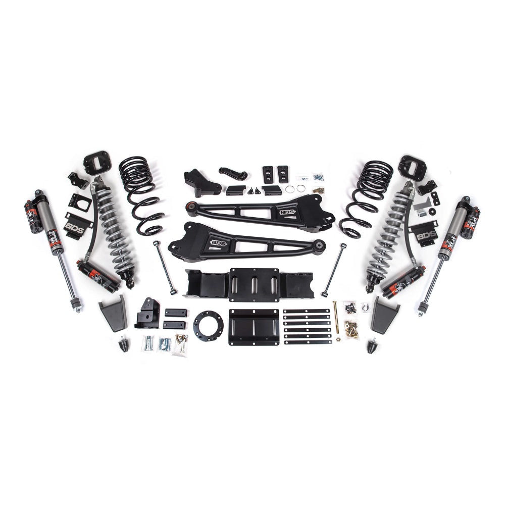 BDS Suspension 4" Radius Arm Lift Kit FOX 2.5 Coil-Over Conversion Performance Elite for 19-24 Ram 2500