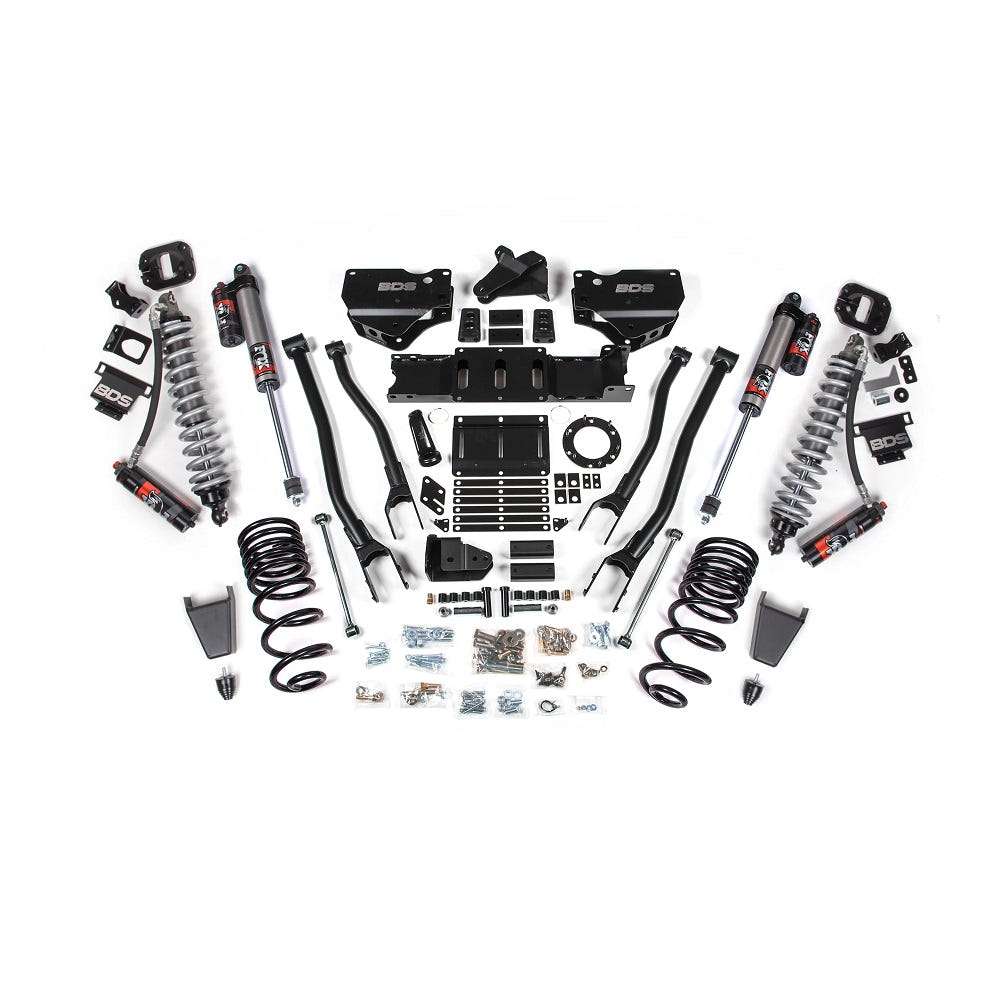BDS Suspension 4" 4-Link Lift Kit FOX 2.5 Coil-Over Conversion Performance Elite for 19-24 Ram 2500