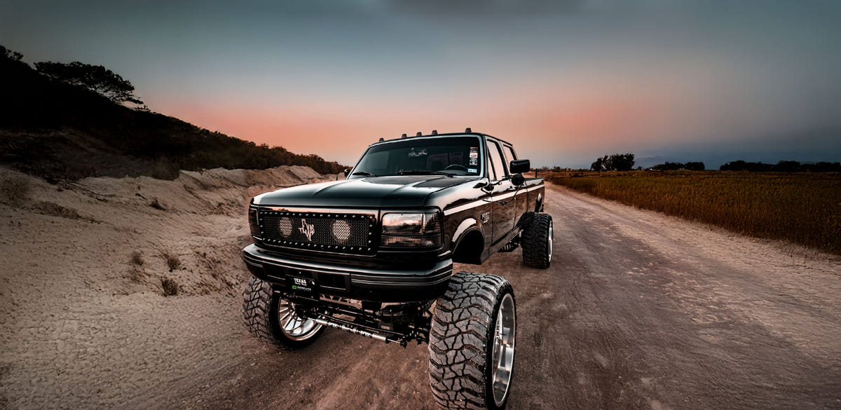 Complete Performance Paintable Headlight Bezels for 92-97 Ford F-250 and F-350 SuperDuty