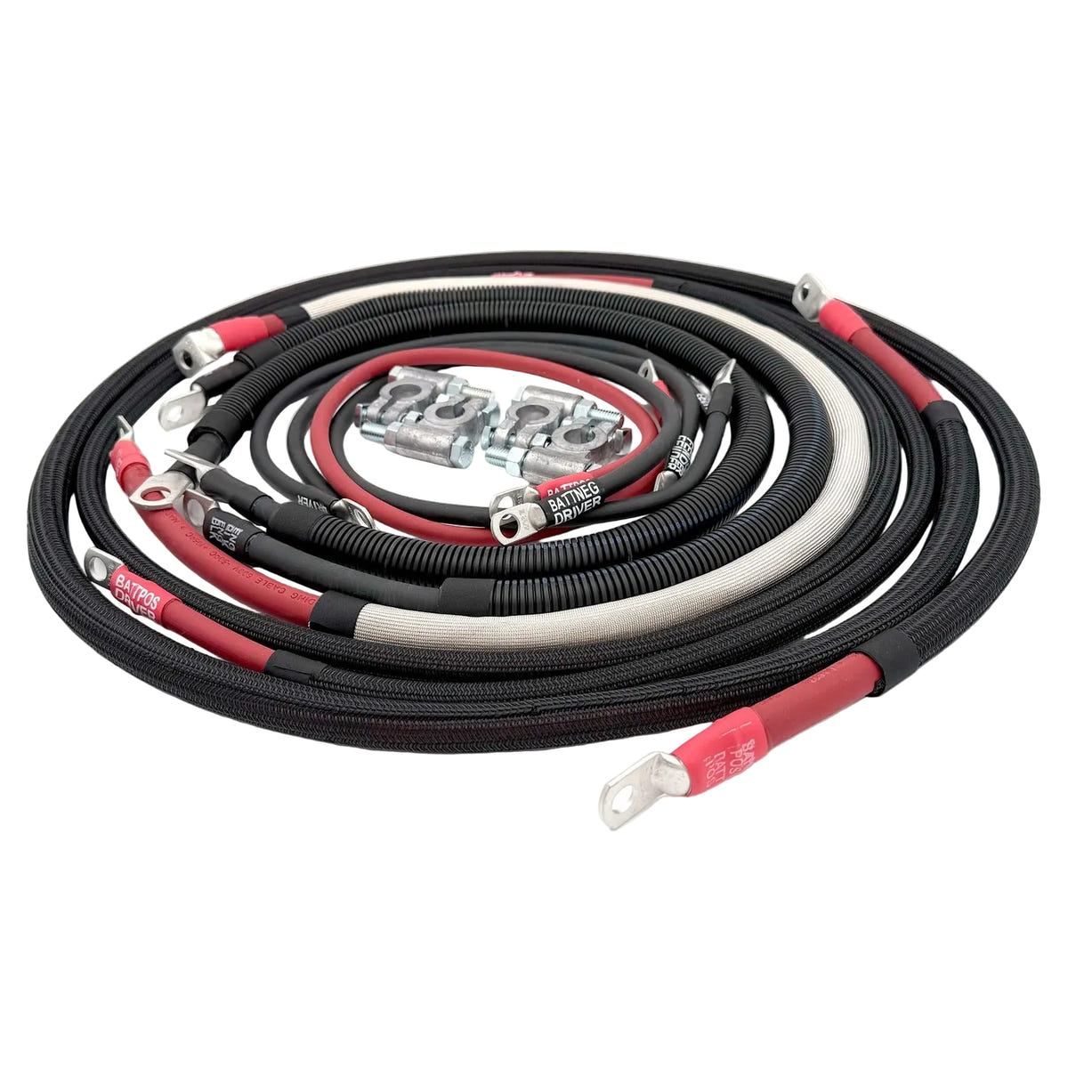Big 7 Kits Battery Cable Kit 3rd Gen for 03-09 Ram 2500 and 3500 5.9L and 6.7L Cummins