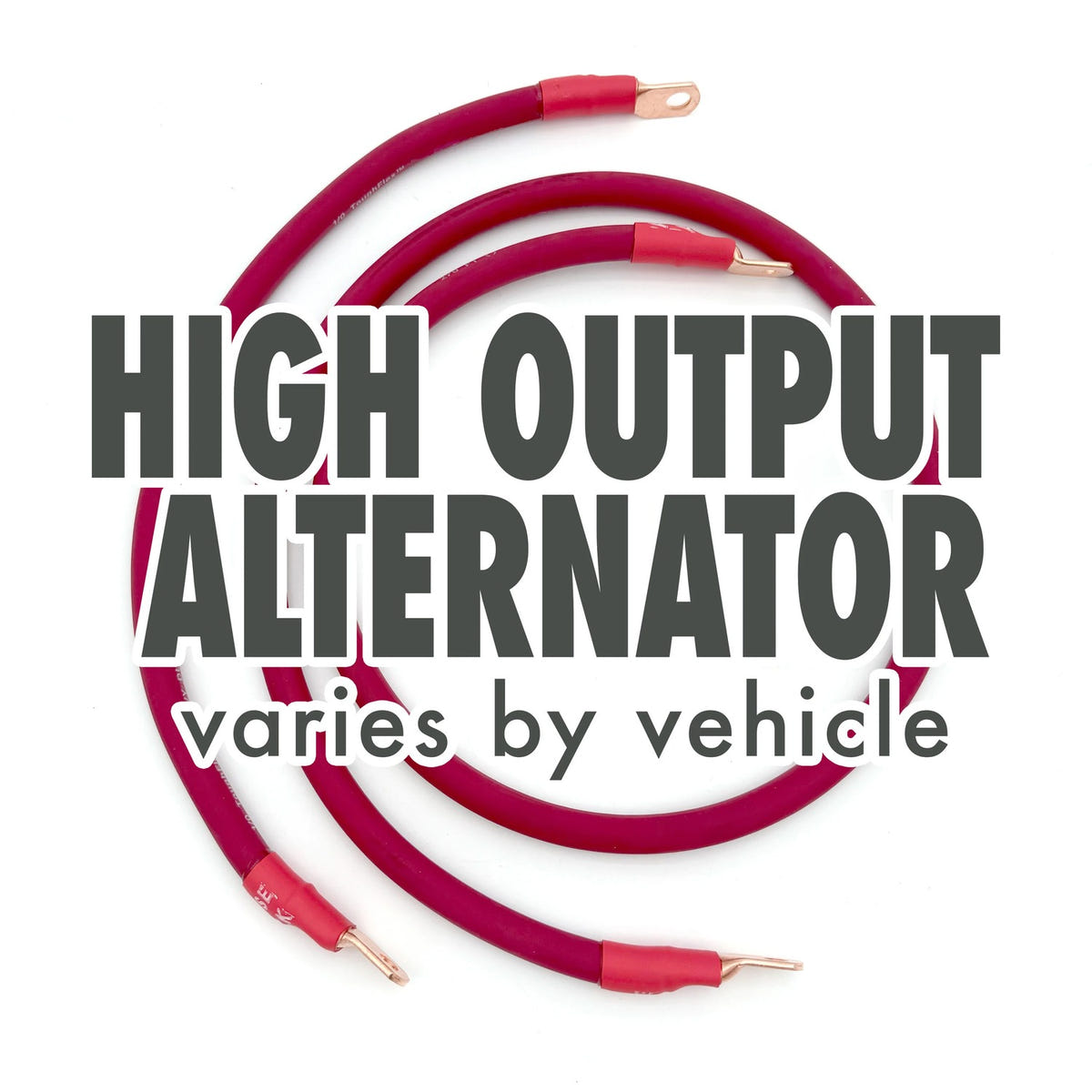 Big 7 Kits Larger Cables for High Output Alternator