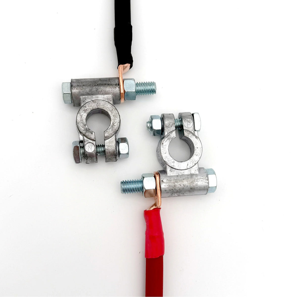 Big 7 Kits Battery Cable Kit for 90-21 Ford F250 and F350 6.0L and 6.4L and 6.7L and 7.3L PowerStroke