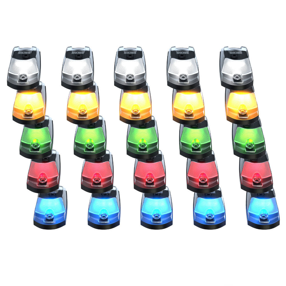 RECON 5 Piece Multi Colored LED Cab Lights for 17-22 Ford F-250 and F-350 SuperDuty