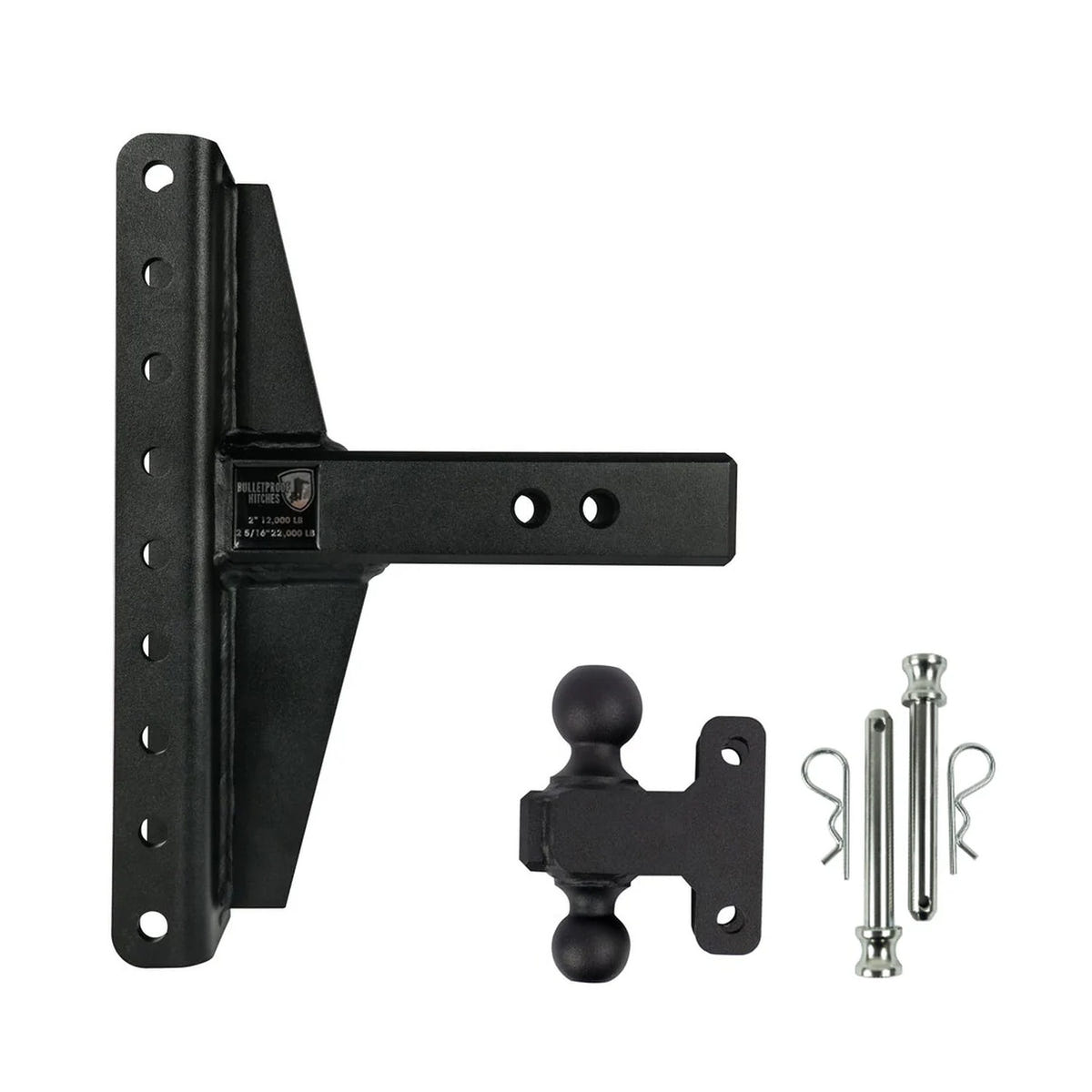 Bulletproof Hitch 2.5" Shank Heavy Duty 4" and 6" Offset Hitch