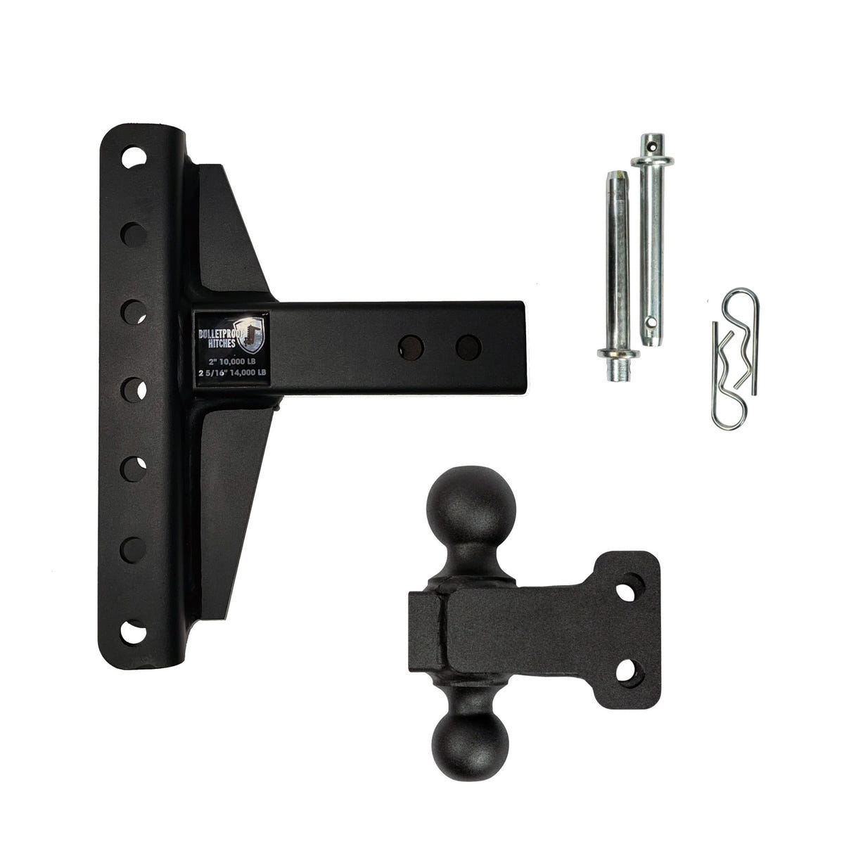 Bulletproof Hitch 2.5" Medium Duty 4" and 6" Offset Hitch