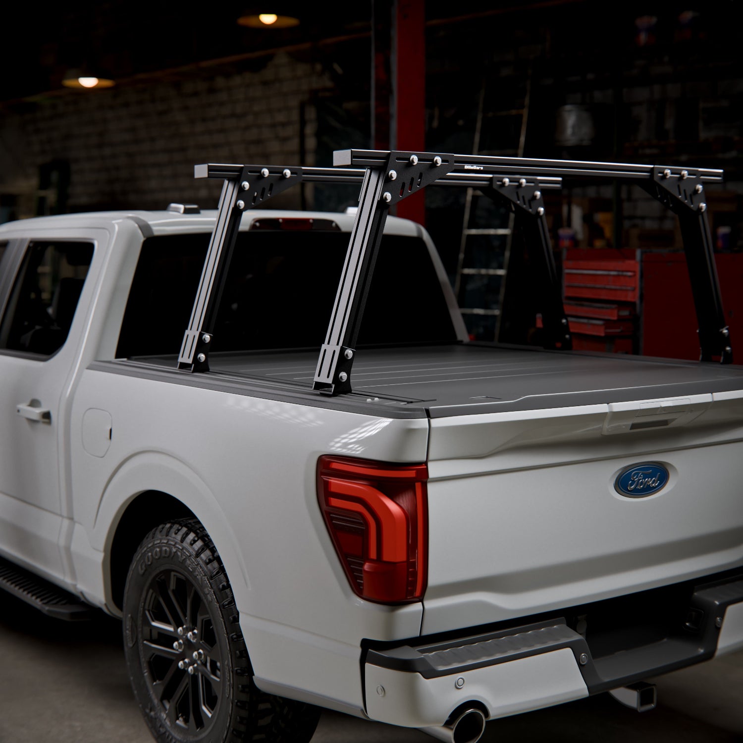 BillieBars Bed Rack For Covers with T-slots 99-25 Ford F-150/F-250/F-350