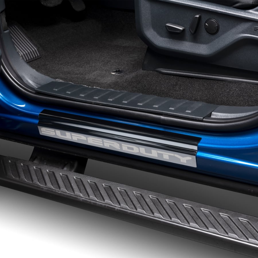 Putco Door Sill Plates color Polished or Black either 2DR or 4DR made for 23-24 Ford F-250 and F-351