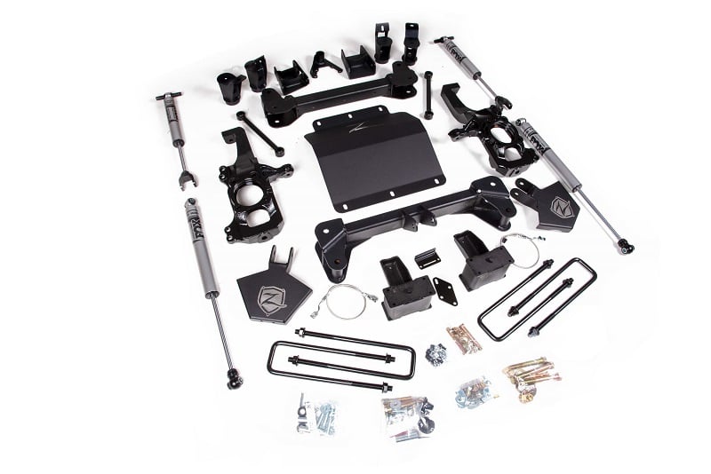 Zone Offroad 5" Suspension Lift Kit W and Fox Shocks for 20-23 GM 2500HD and 3500