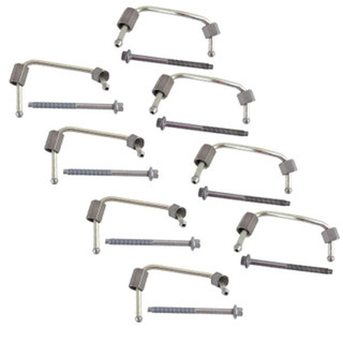 Grizzly Fuel Injector Lines With Bolts (8ct.) 11-19 Ford 6.7L Powerstroke
