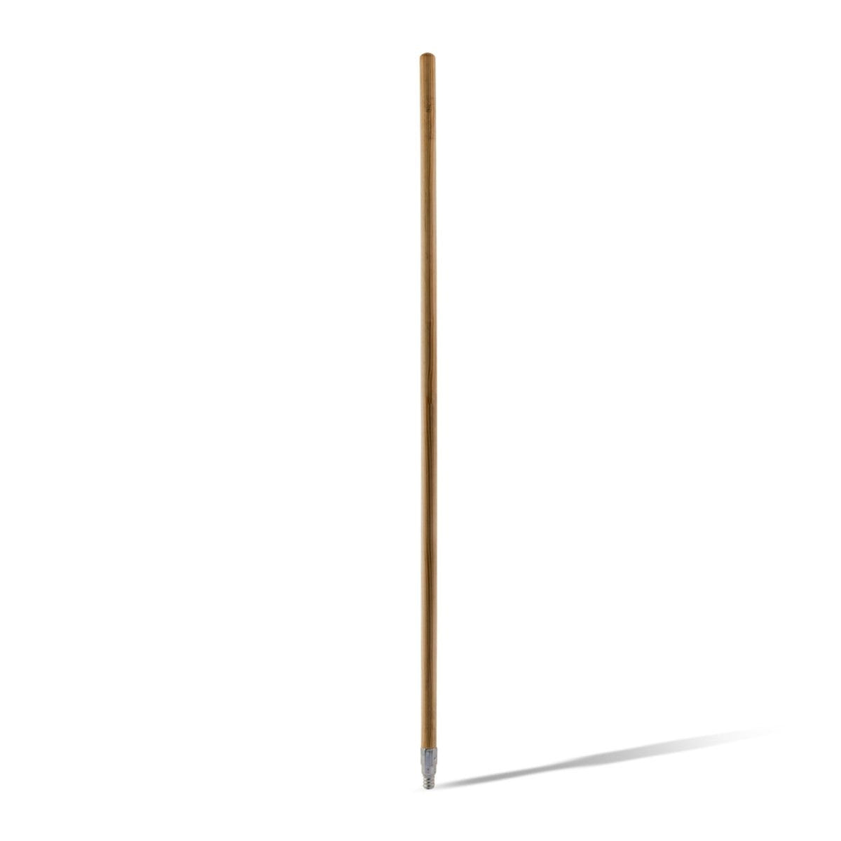 Tall, thin brown pole on a white background