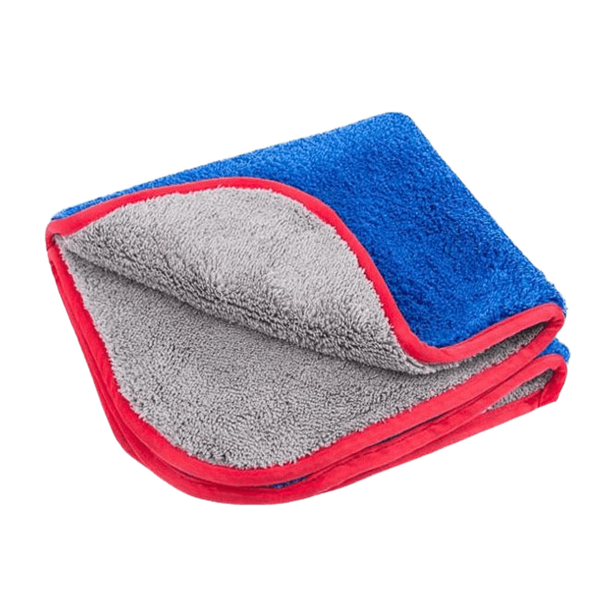 CDS dual pile microfiber towel against white background