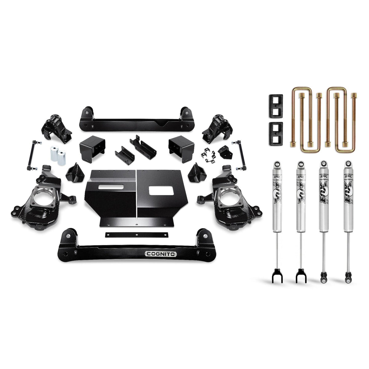 Cognito 4" Standard Lift Package with Fox Shocks for 20-25 GM 6.6L Duramax