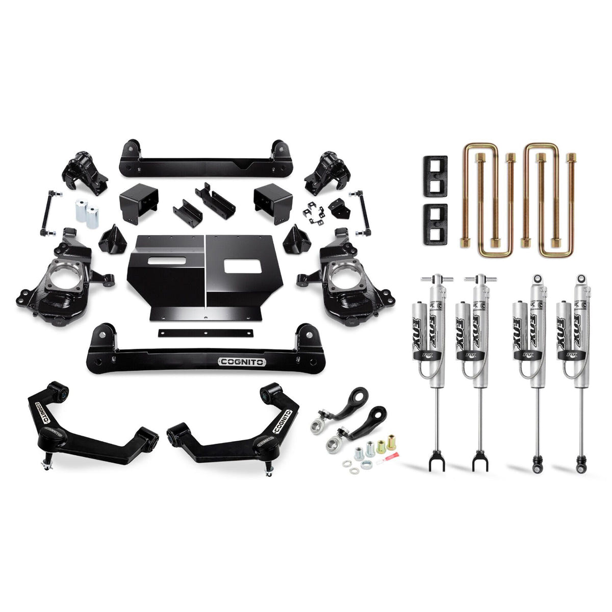 Cognito 4" Performance Lift Package with Fox Shocks for 20-25 GM 6.6L Duramax