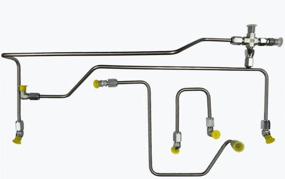 CNC Fabrication High Flow 4 Line Fuel Feed Kit for 99-03 Ford 7.3L Powerstroke