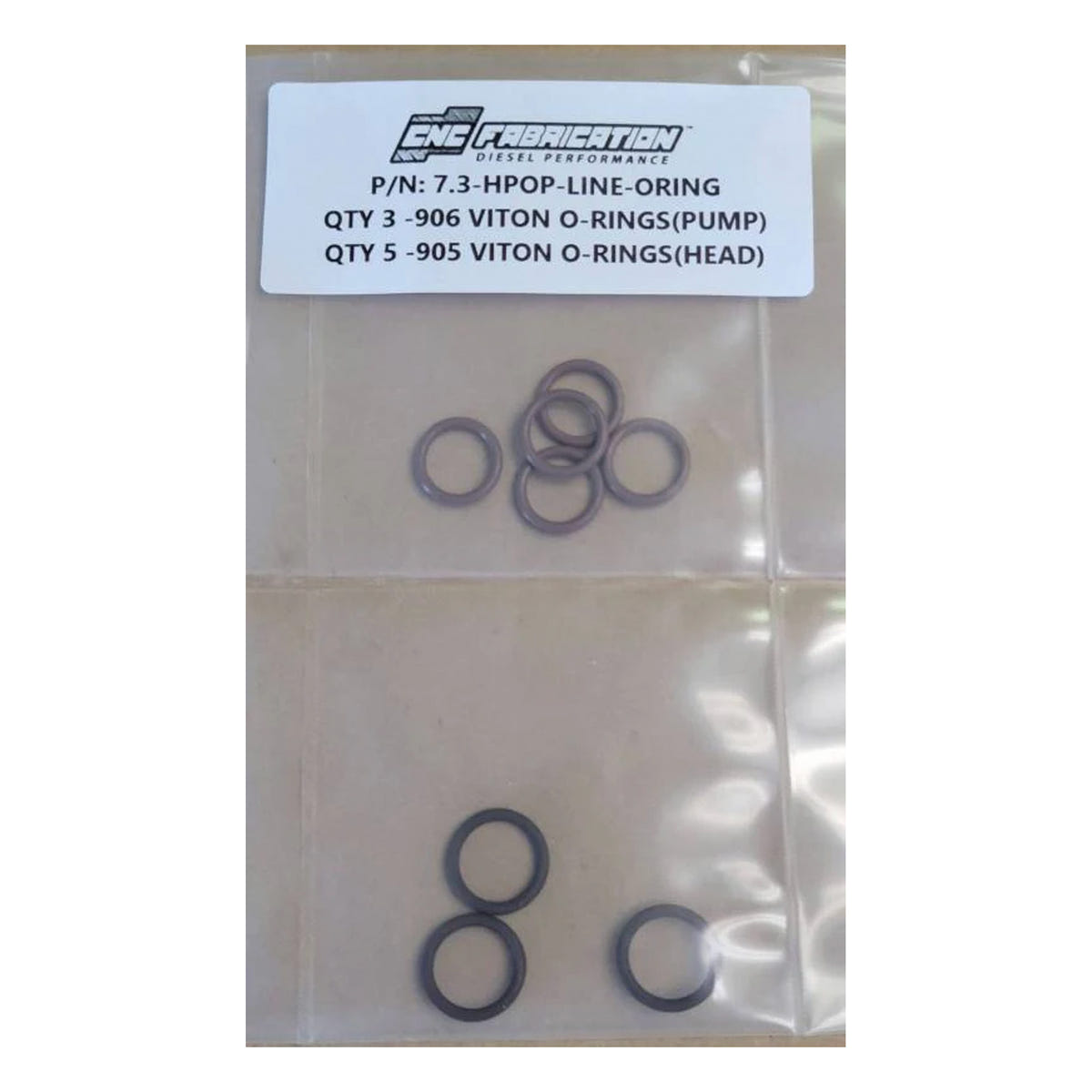 CNC Fab HPOP Line O-Ring Kit for 94-03 Ford 7.3L Powerstroke