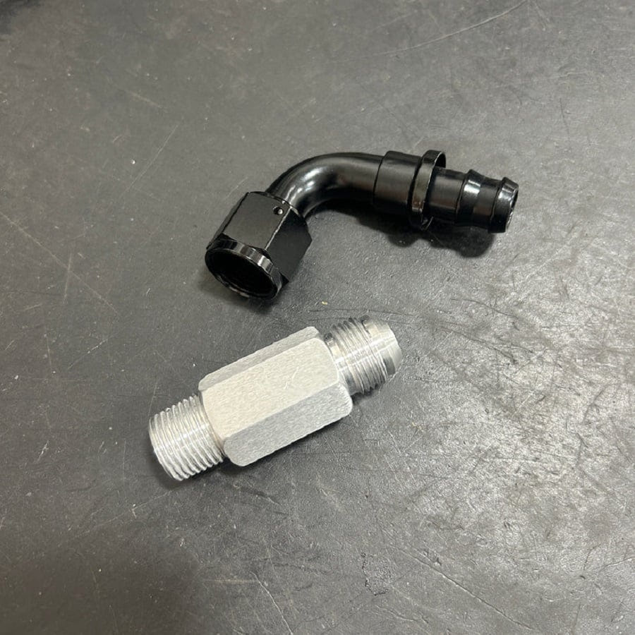 CR2 Performance &amp; Fab Heater Core Coolant Barb for 07.5-24 Ram 6.7L Cummins