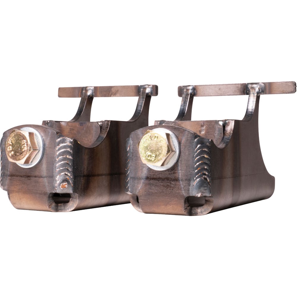 Carli Dominator Front Lower Shock Mounts Weld-In for 14-25 Ram 2500 and 3500