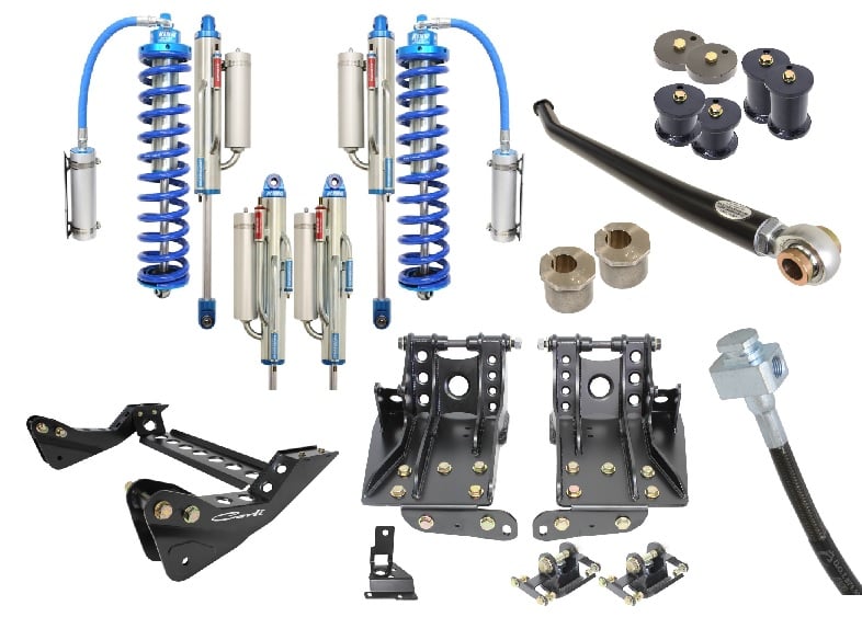 Carli 4.5" Coilover 2.5 Bypass Suspension System for 08-10 Ford 6.4L Powerstroke