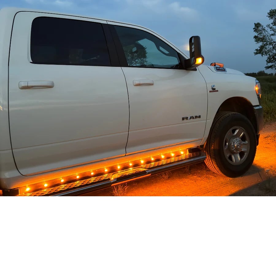 Customs Unlimited Rocker Running Light Kit for 10-18 Ram 6.7L Cummins 2500 and 3500