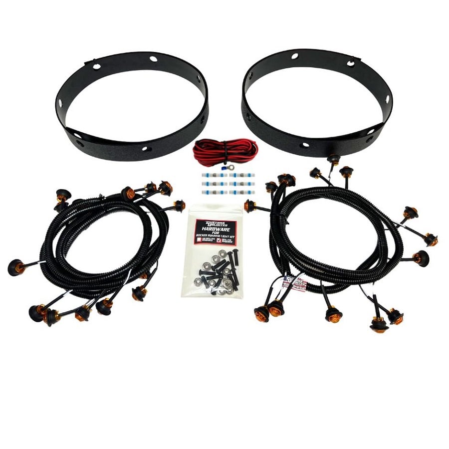 Customs Unlimited Rocker Running Light Kit for 10-18 Ram 6.7L Cummins 2500 and 3500
