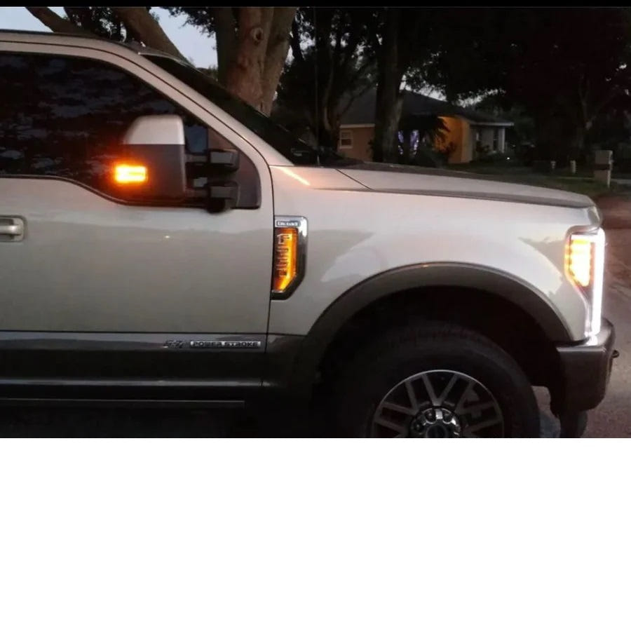Customs Unlimited Fender Badge Lighting Kit for 17-22 Ford 6.7L Powerstroke SuperDuty