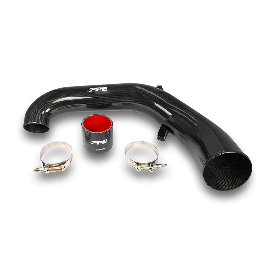 PPE Zilla Carbon Fiber Intake Tube for 20-25 GM 1500 3.0L Duramax LM2 and LZ0