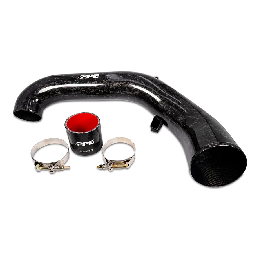 PPE Zilla Carbon Fiber Intake Tube for 20-25 GM 1500 3.0L Duramax LM2 and LZ0