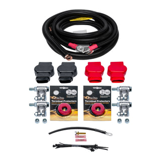 Custom Battery Cables Replacement Cold Weather Battery Cable Set for 03-07 Dodge 5.9L Cummins