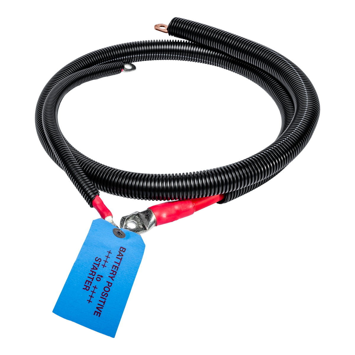 Custom Battery Cables Replacement Cold Weather Battery Cable Set for 03-07 Dodge 5.9L Cummins