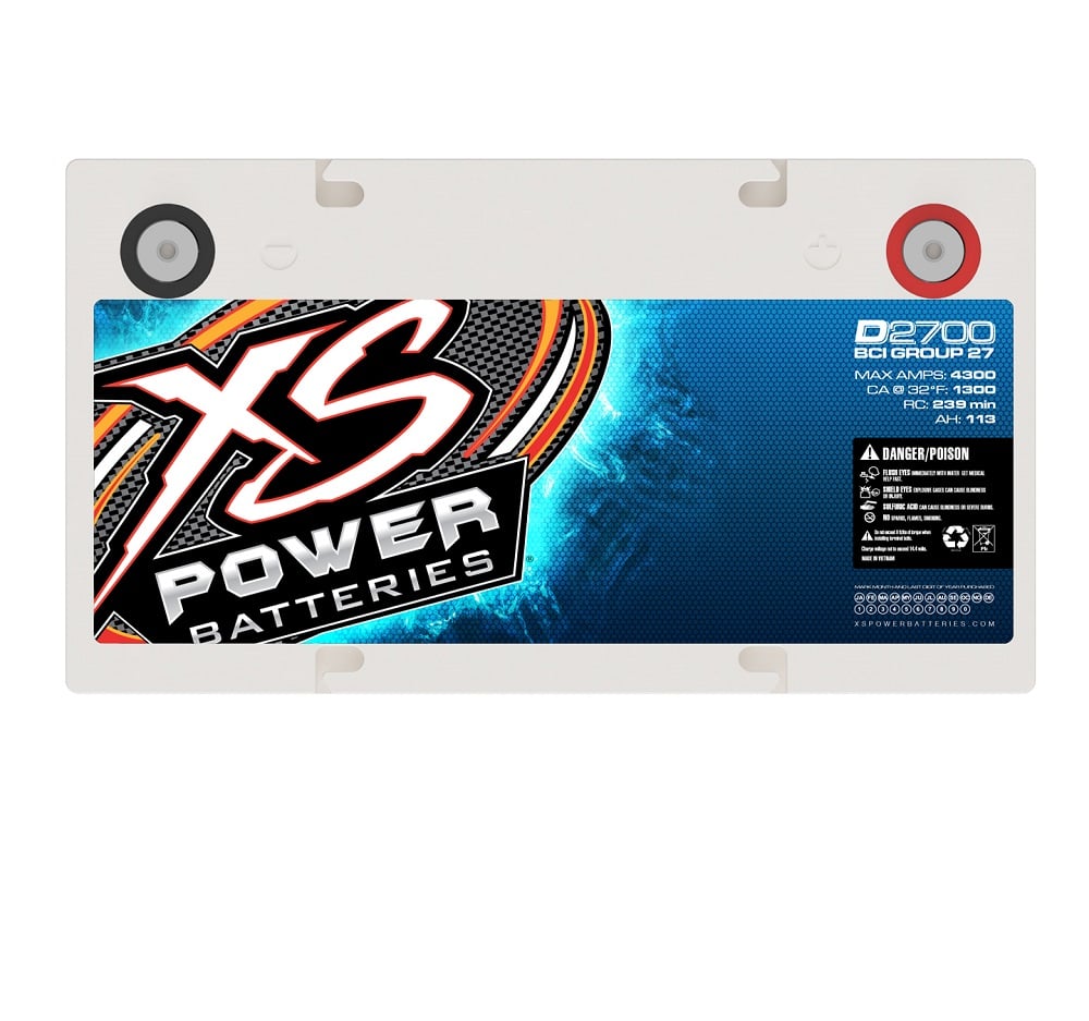 XS Power D2700 AGM Battery for 94-02 Dodge 5.9L Ram 2500 and 3500